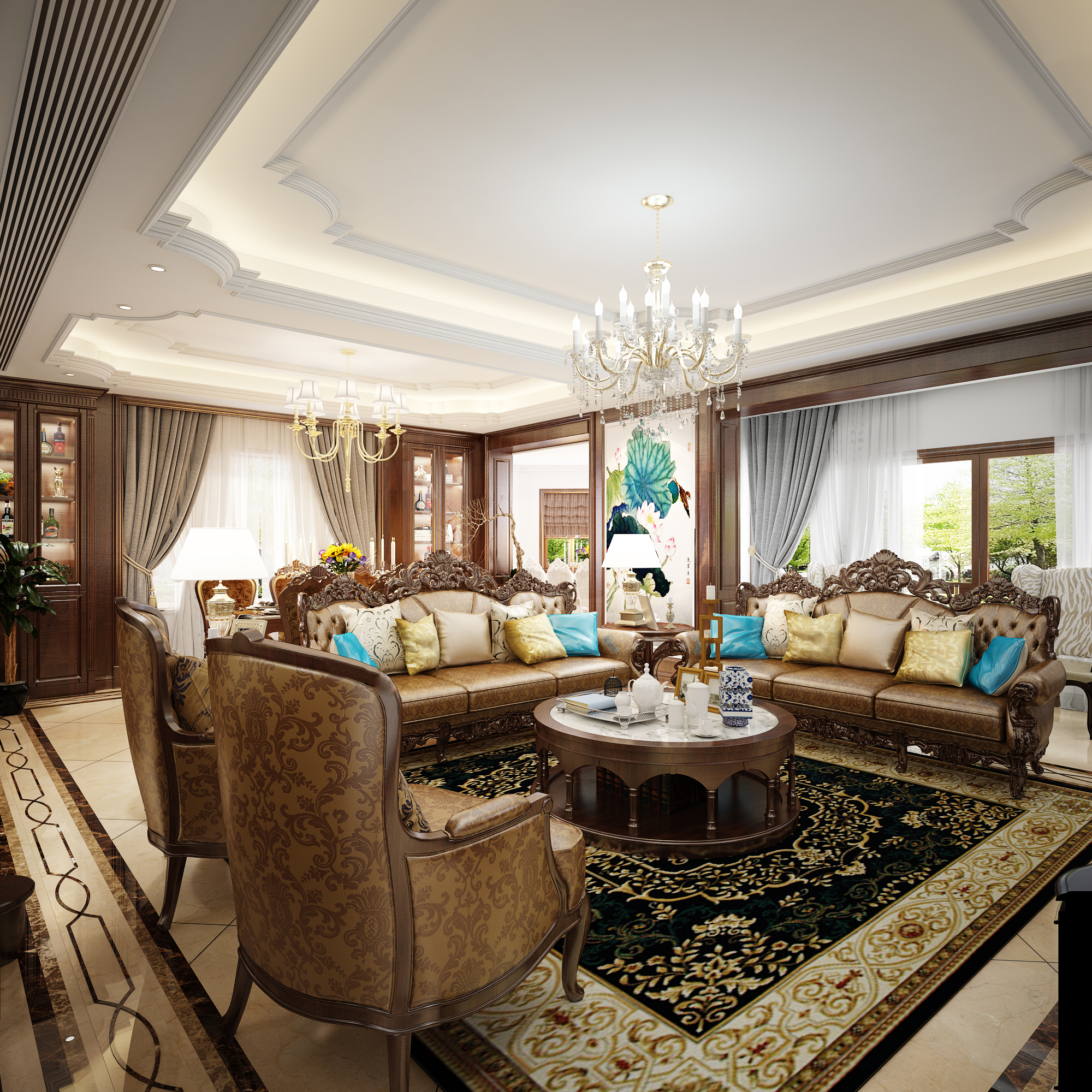 thiết kế nội thất Biệt Thự tại Hà Nội Saola 3 1562643323