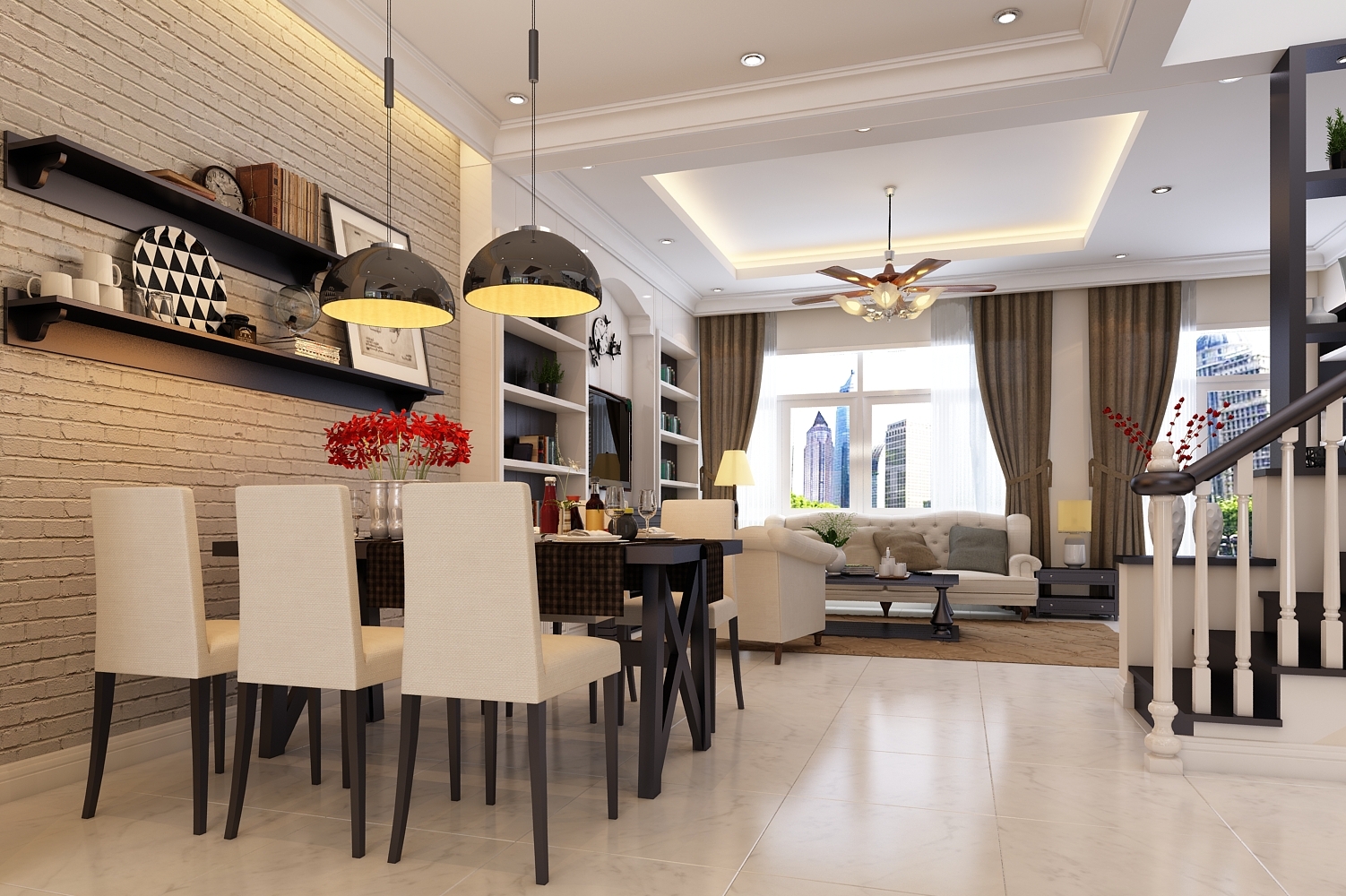thiết kế nội thất Biệt Thự tại Hồ Chí Minh Biệt Thự Anh Hùng_Khang Điền 5 1550799038