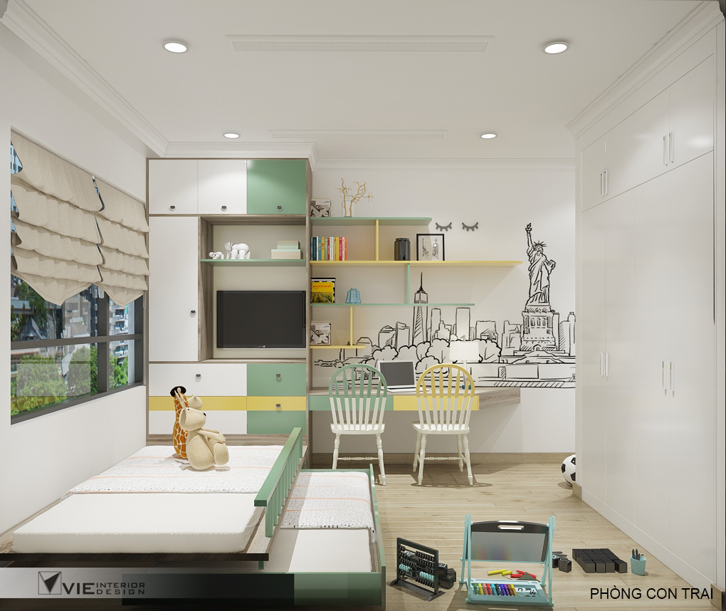 thiết kế nội thất chung cư tại Hồ Chí Minh Chị Hương Vinhome 26 1562641270