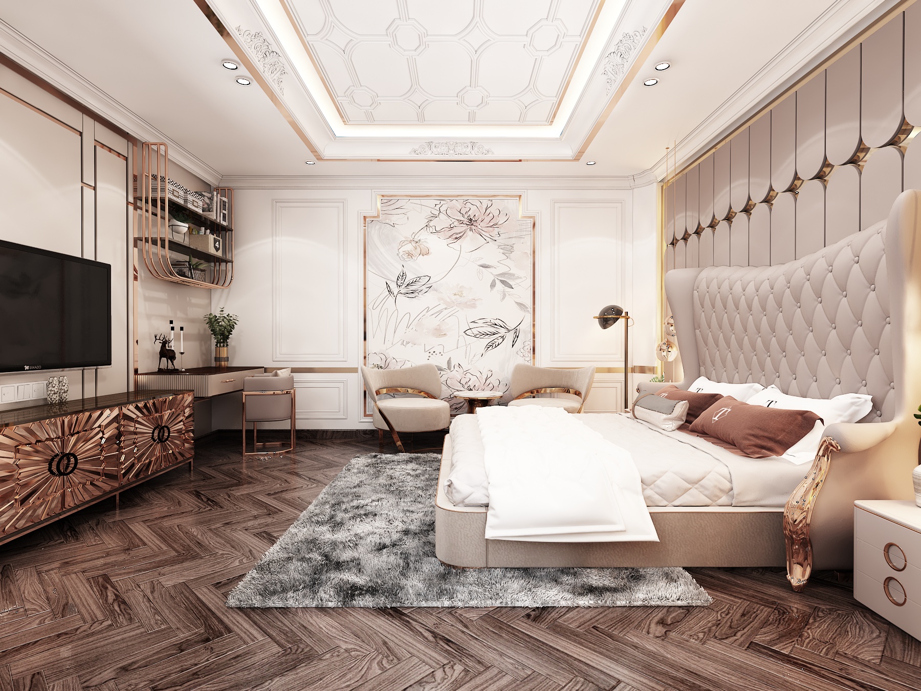Thiết kế nội thất Biệt Thự tại Hồ Chí Minh BIỆT THỰ BÌNH TÂN 1645236522 13
