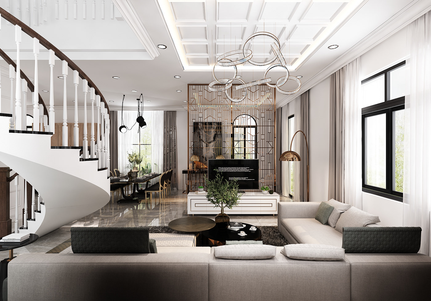 Thiết kế nội thất Biệt Thự tại Lâm Đồng BIỆT THỰ LÂM HÀ 1595652251 2