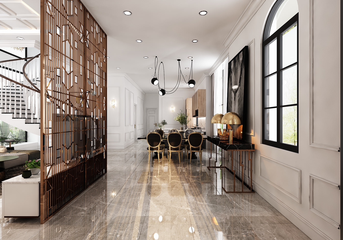Thiết kế nội thất Biệt Thự tại Lâm Đồng BIỆT THỰ LÂM HÀ 1595652251 5