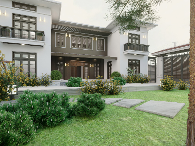 Thiết kế Biệt Thự tại Nghệ An BIỆT THỰ CỬA LÒ