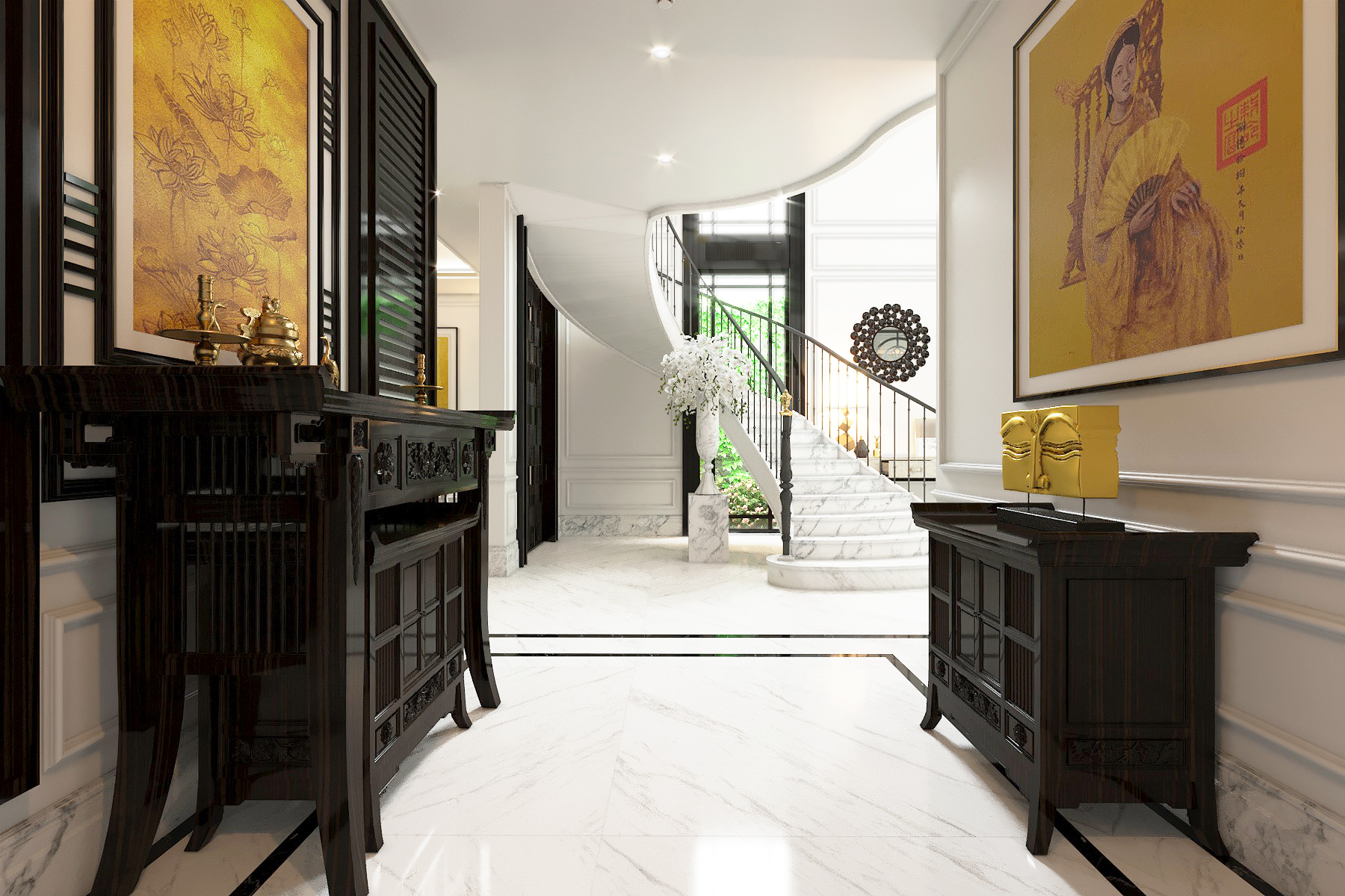 Thiết kế nội thất Biệt Thự tại Bắc Ninh BIỆT THỰ BẮC NINH. 1619574338 11
