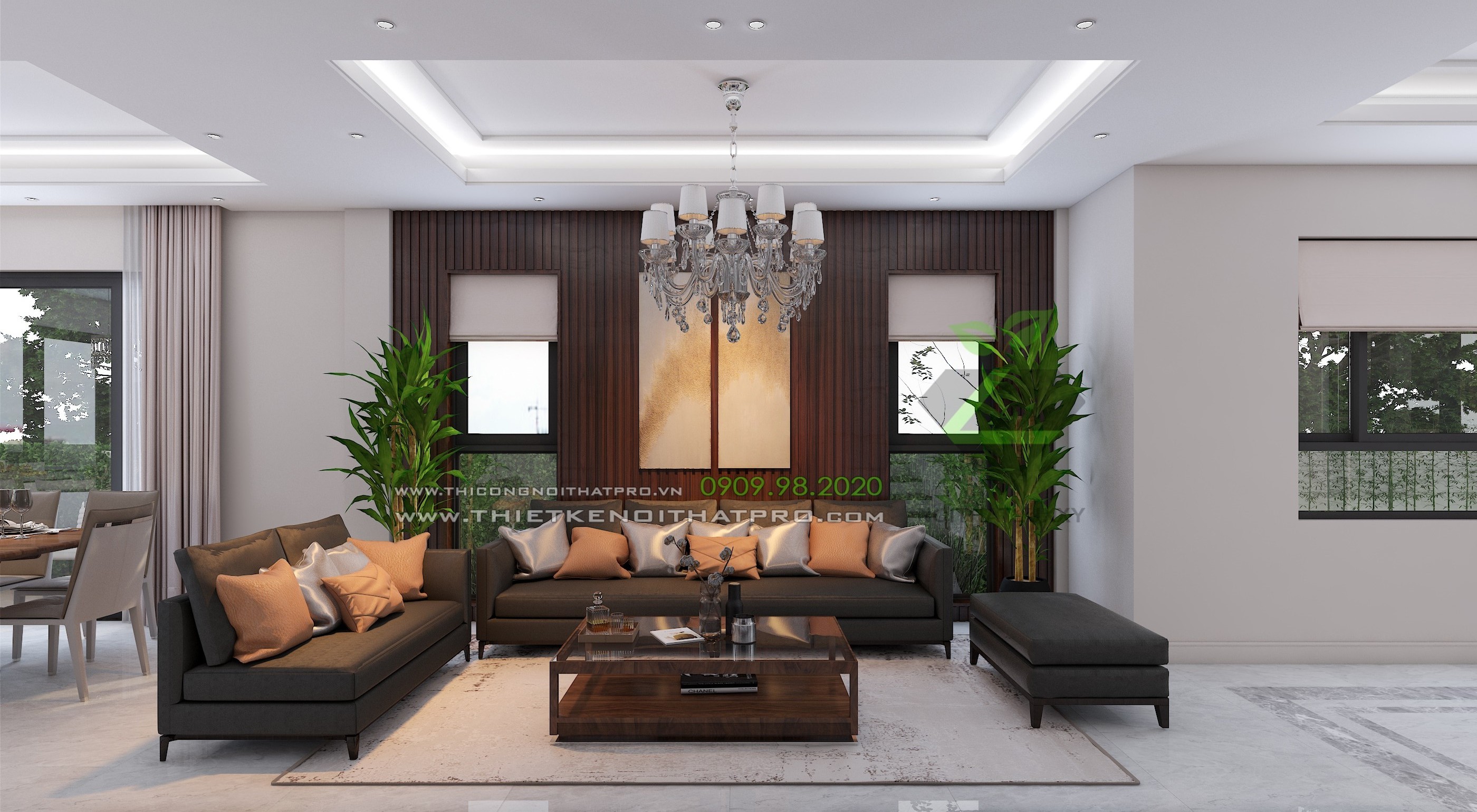 thiết kế nội thất Biệt Thự tại Hà Nội BIỆT THỰ vinhomes thang long 37 1570432784