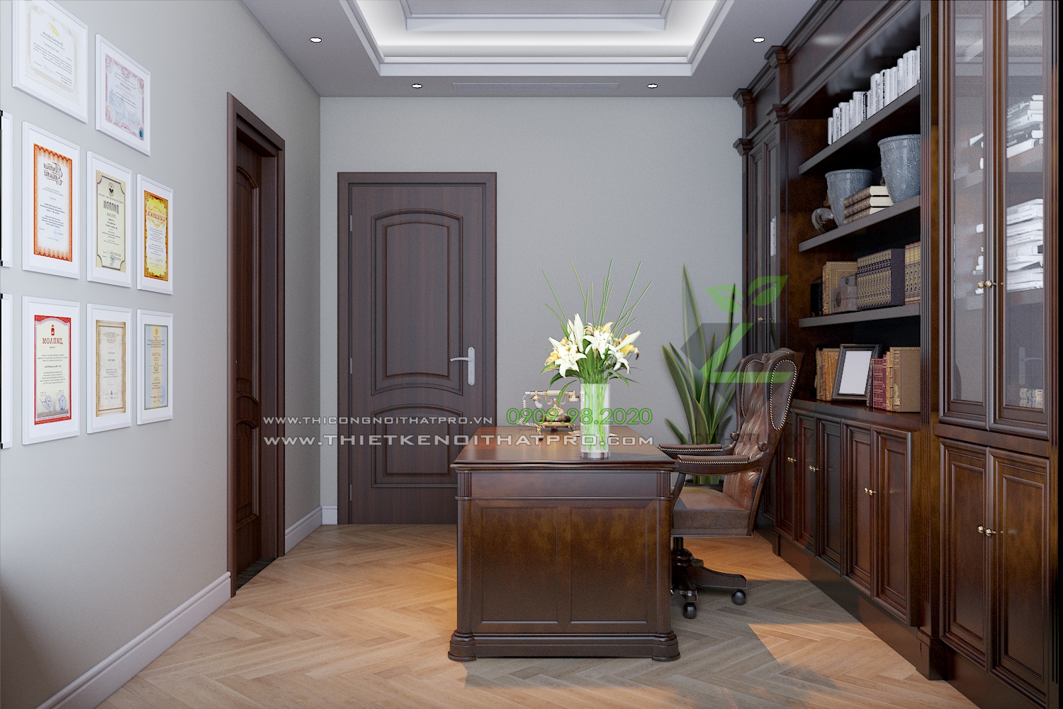 thiết kế nội thất Biệt Thự tại Hà Nội BIỆT THỰ vinhomes thang long 8 1570432771