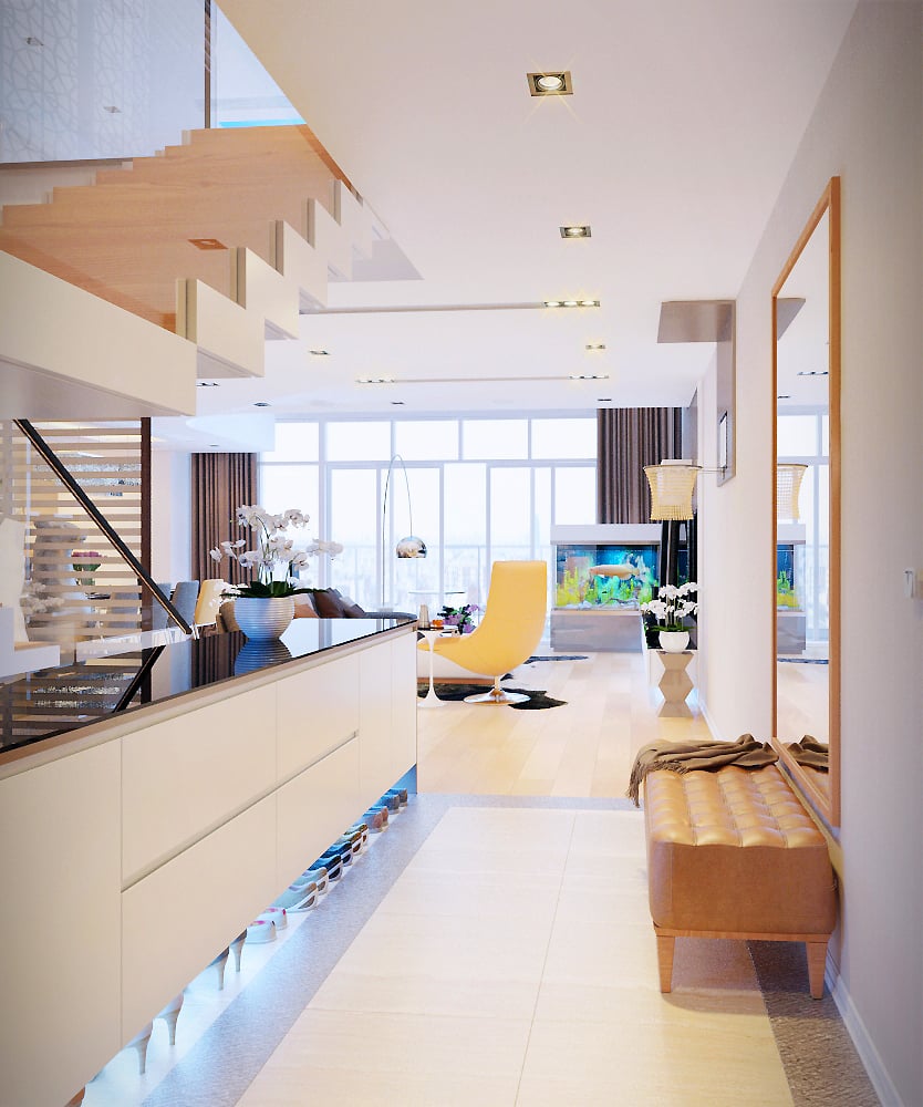 thiết kế nội thất chung cư tại Hà Nội Duplex mandari garden 1 1568689278
