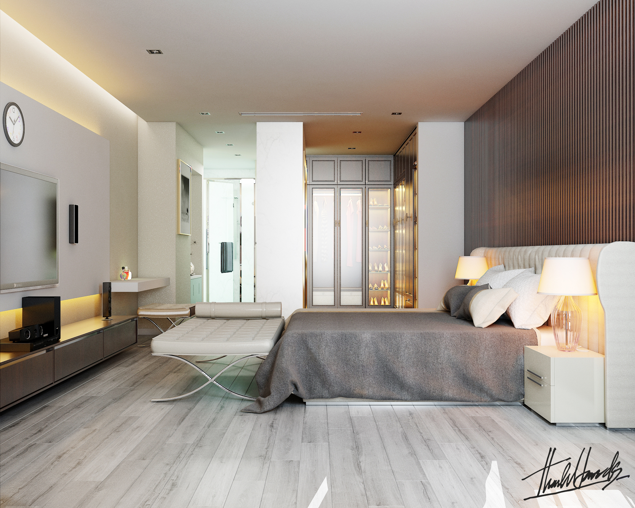 thiết kế nội thất chung cư tại Hà Nội penthouse - thăng long N01 18 1568081735