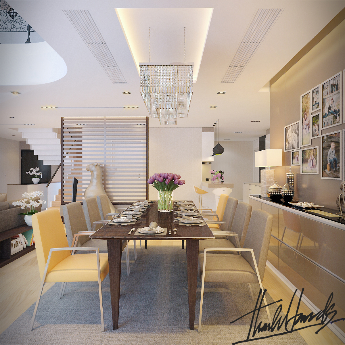 thiết kế nội thất chung cư tại Hà Nội Duplex mandari garden 20 1568689285