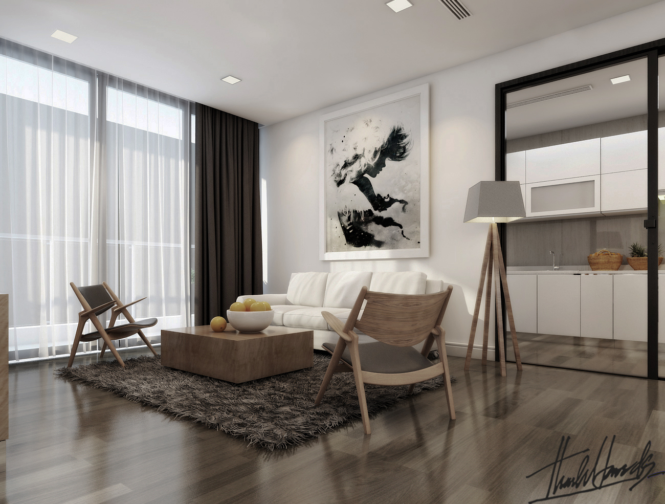thiết kế nội thất chung cư tại Hà Nội chung cư mandarin . 2 1568273677