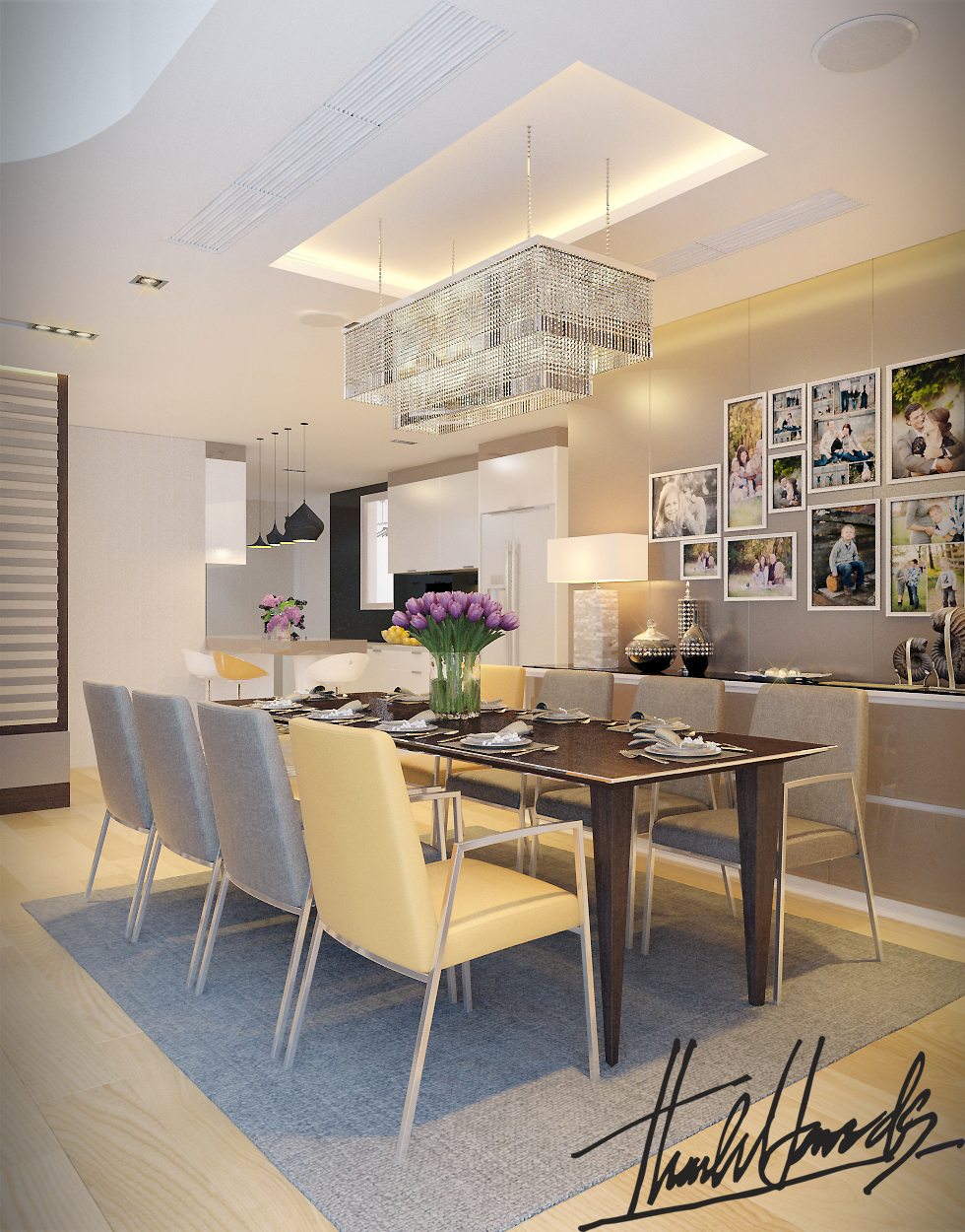 thiết kế nội thất chung cư tại Hà Nội Duplex mandari garden 22 1568689285