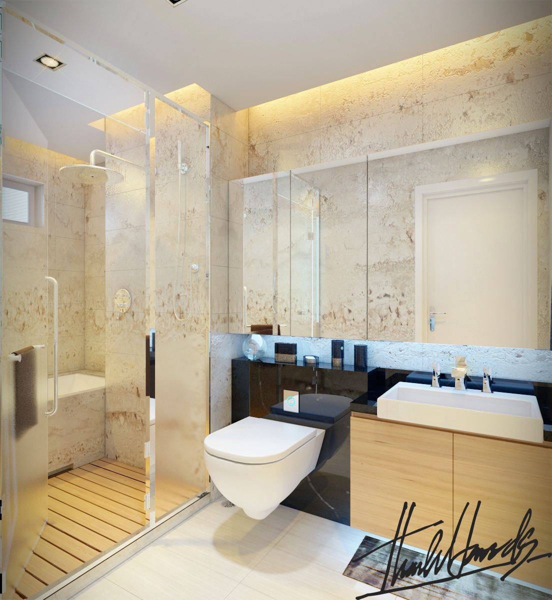 thiết kế nội thất chung cư tại Hà Nội Duplex mandari garden 41 1568689290