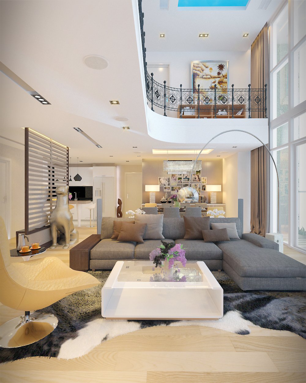thiết kế nội thất chung cư tại Hà Nội Duplex mandari garden 9 1568689280