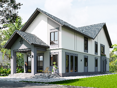 Thiết kế Biệt Thự tại Long An TR.HOUSE