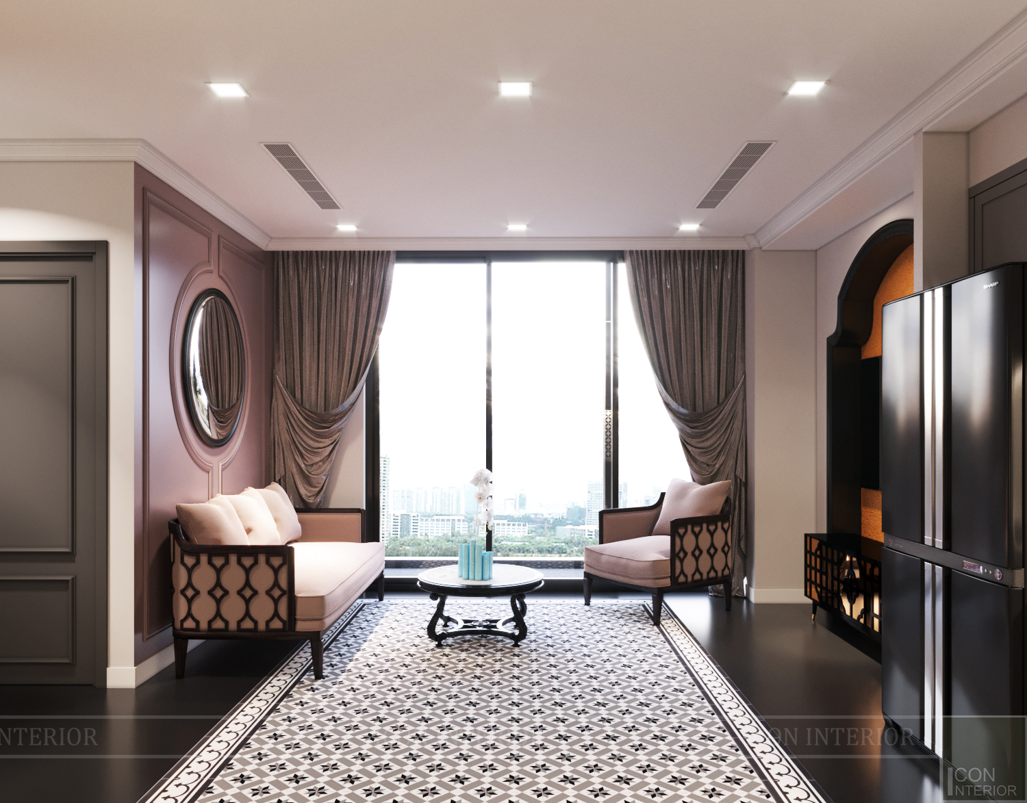 Thiết kế nội thất Chung Cư tại Hồ Chí Minh Vinhomes Golden River Lux6 1583805356 1