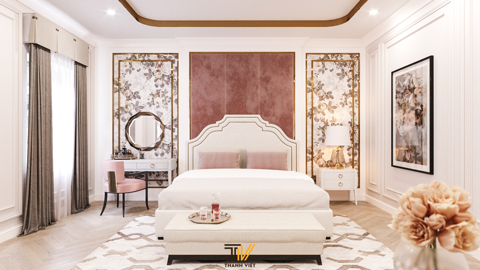 Thiết kế nội thất Biệt Thự tại Hà Nội Villa Vinhome Gardenia 1597738719 6