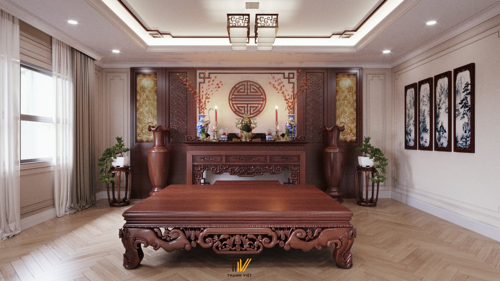 Thiết kế nội thất Biệt Thự tại Hà Nội Villa Vinhome Gardenia 1597738721 16