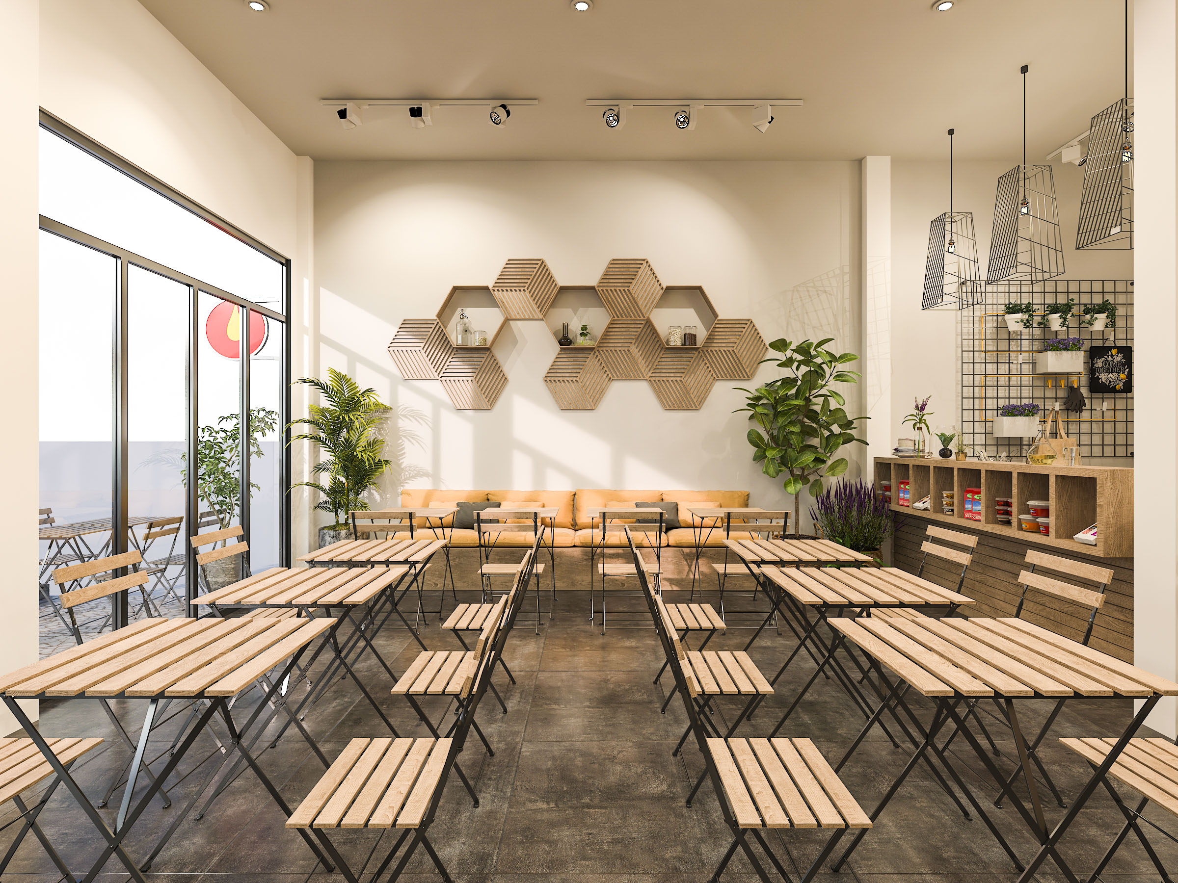 Thiết kế nội thất Cafe tại Hồ Chí Minh OB Coffee (concept) 1626191704 12