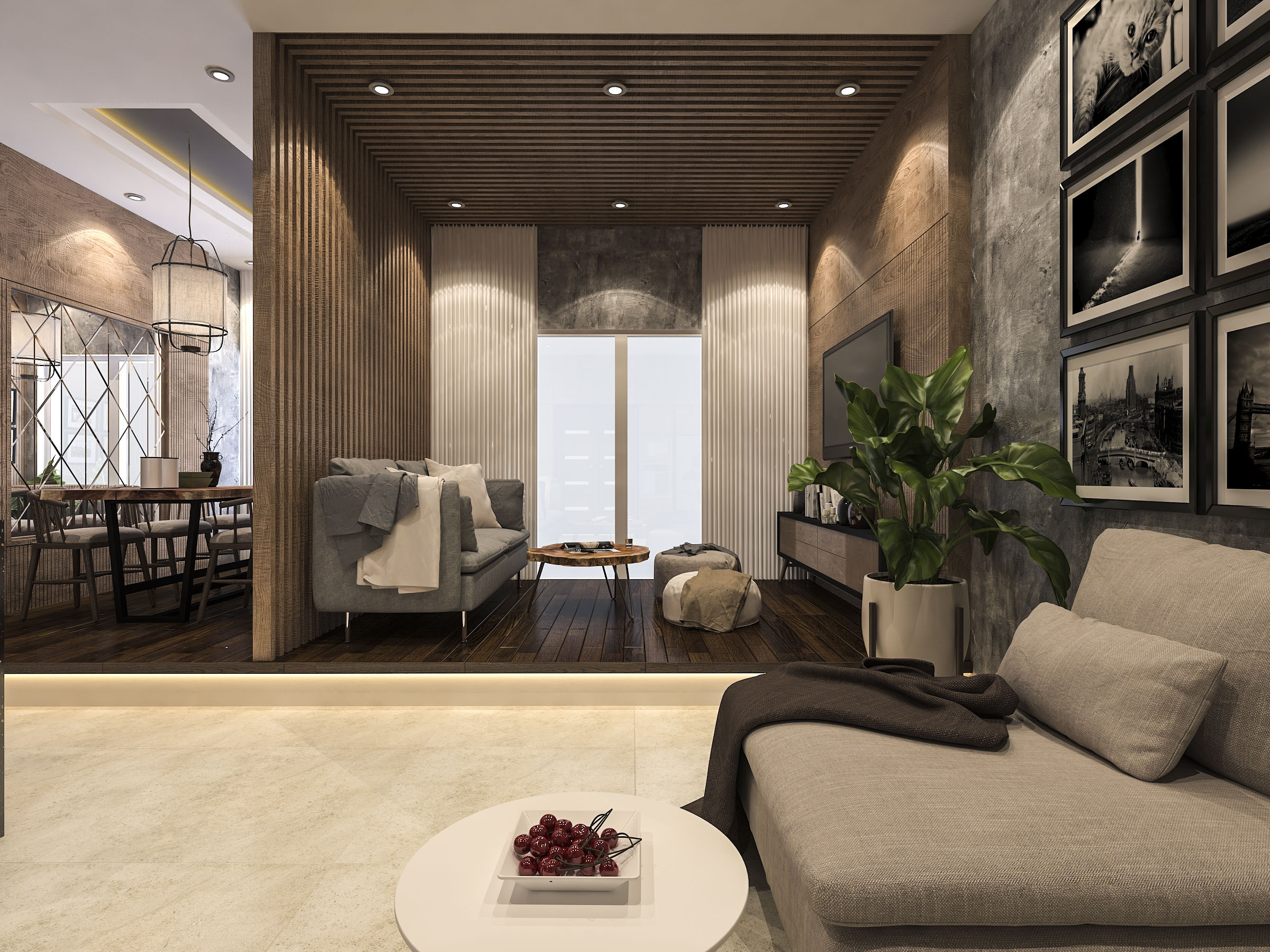 thiết kế nội thất chung cư tại Hồ Chí Minh Mr. Minh Apartment 0 1561042620
