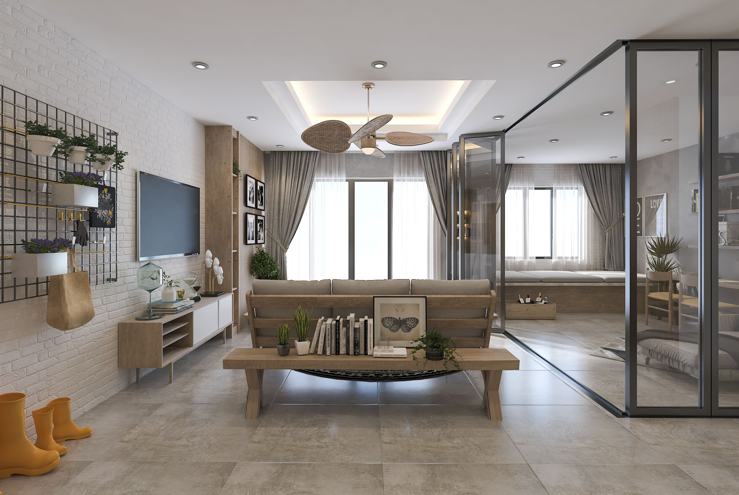 thiết kế nội thất chung cư tại Hồ Chí Minh Mr. Nguyên Apartment 2 1567594041