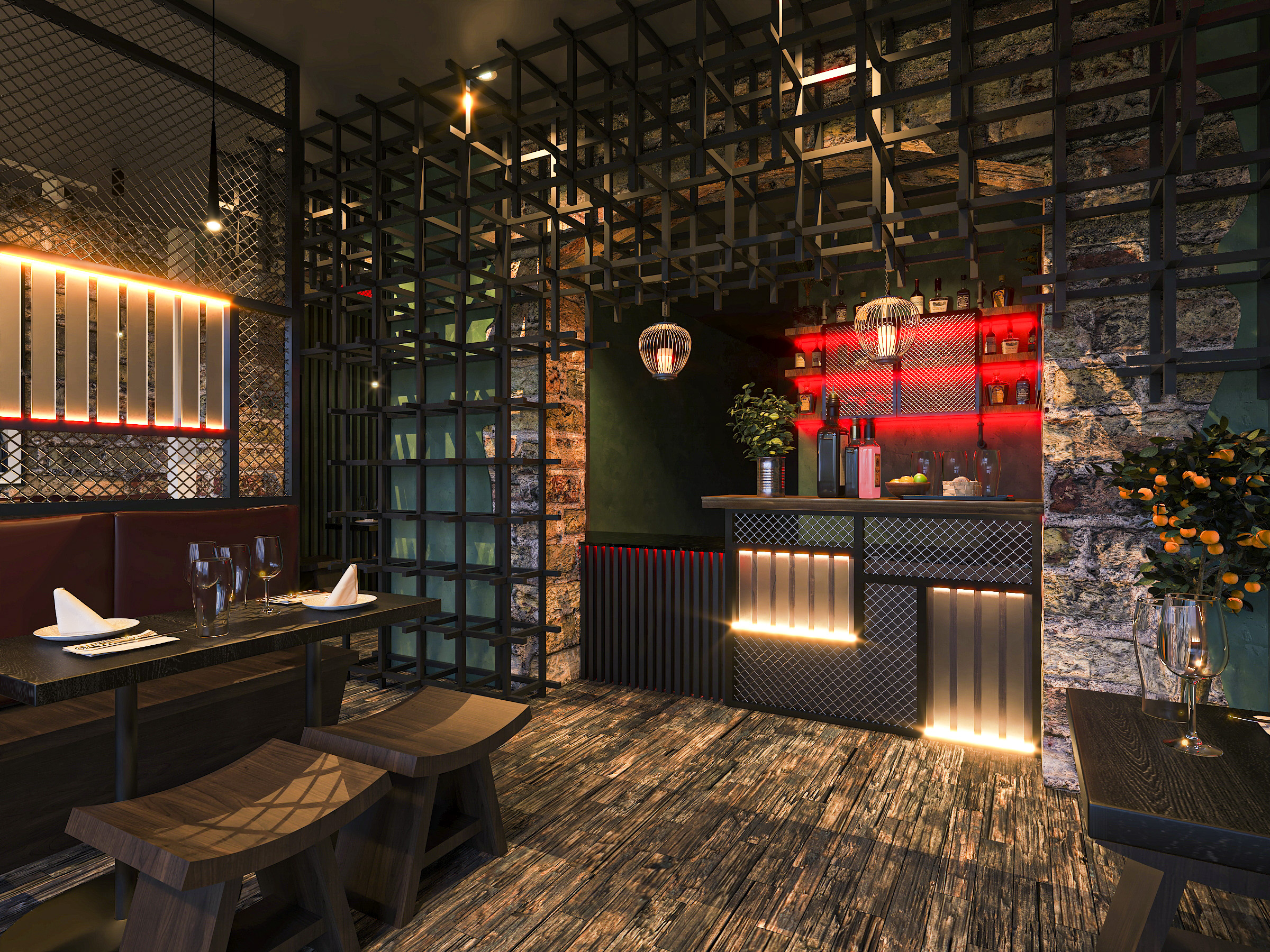 Thiết kế nội thất Nhà Hàng tại Hồ Chí Minh Mr Sơn's Restaurant 1681732820 11