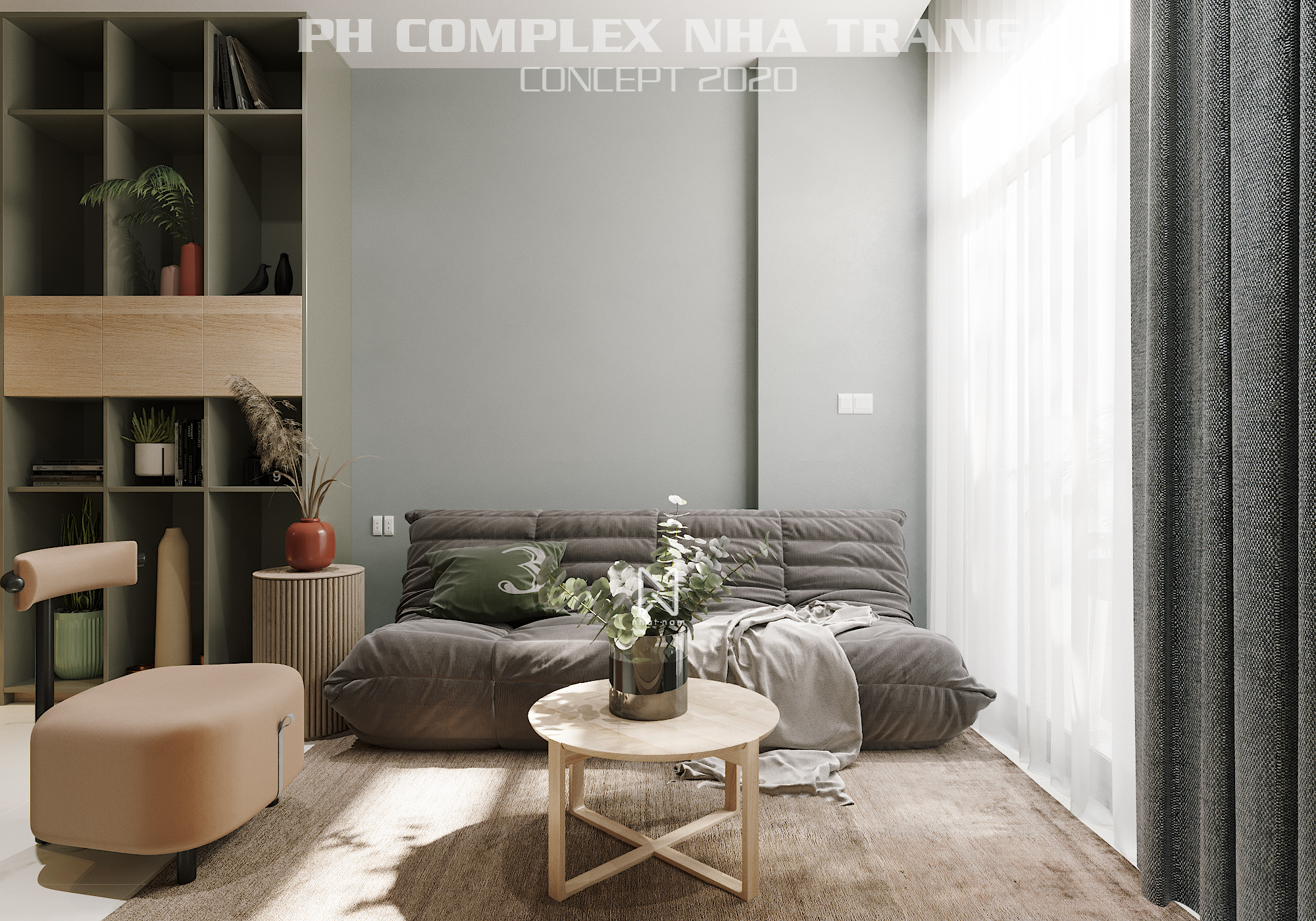 Thiết kế nội thất Chung Cư tại Khánh Hòa PH COMPLEX 001 1619288855 0