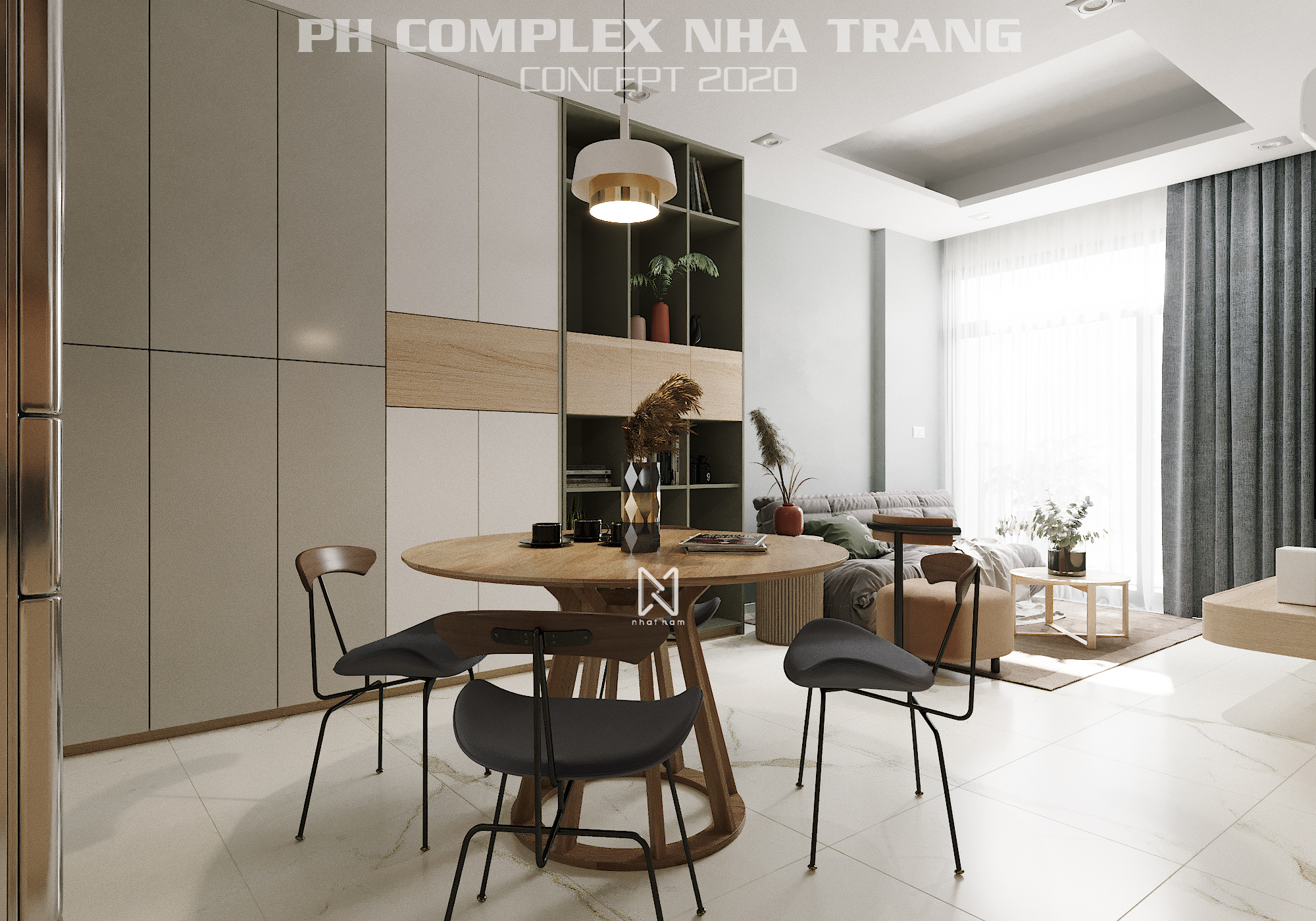 Thiết kế nội thất Chung Cư tại Khánh Hòa PH COMPLEX 001 1619288855 2