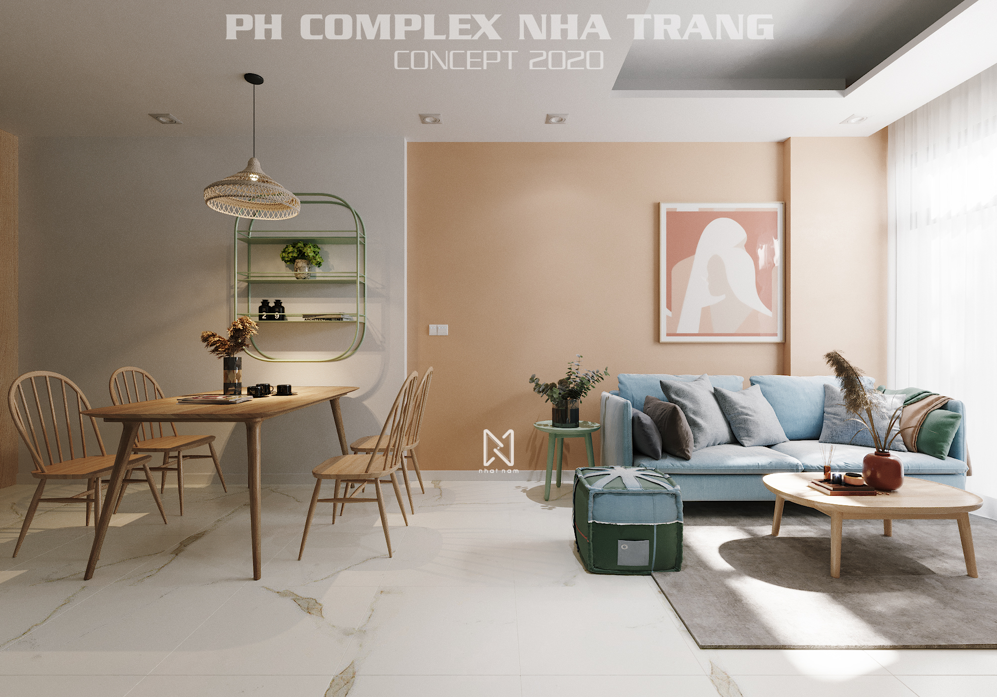 Thiết kế nội thất Chung Cư tại Khánh Hòa PH COMPLEX 1619288763 3