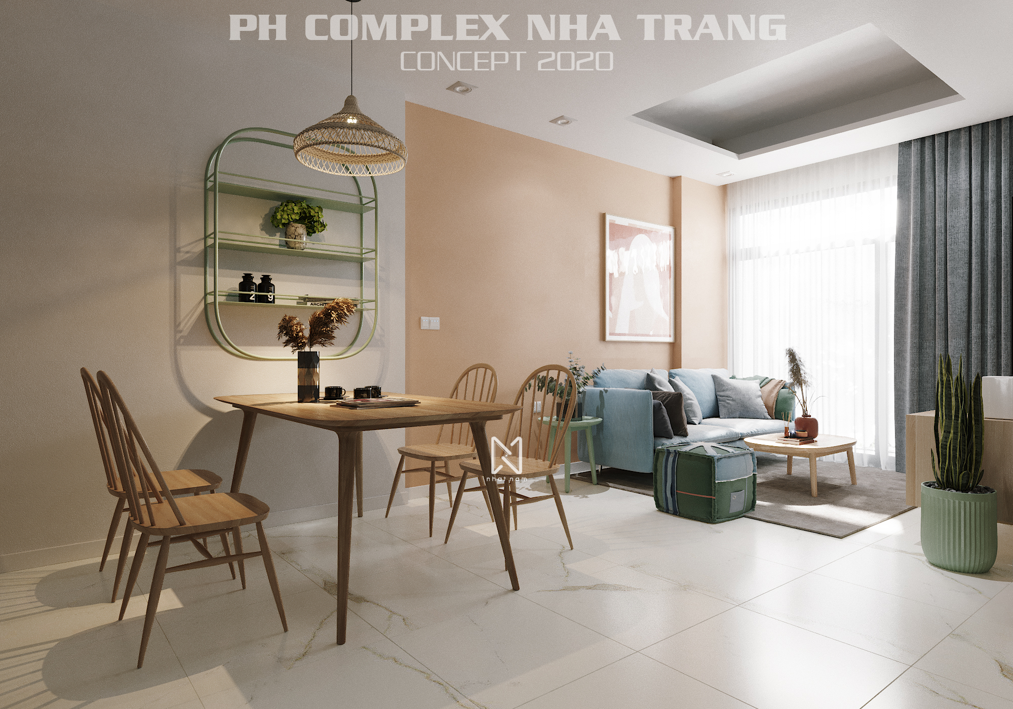 Thiết kế nội thất Chung Cư tại Khánh Hòa PH COMPLEX 1619288763 4
