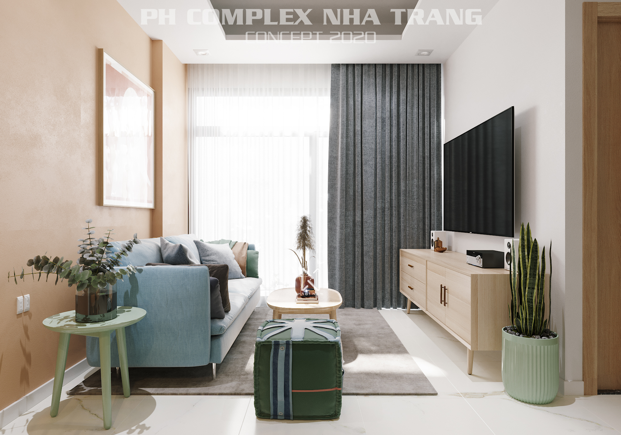 Thiết kế nội thất Chung Cư tại Khánh Hòa PH COMPLEX 1619288764 1