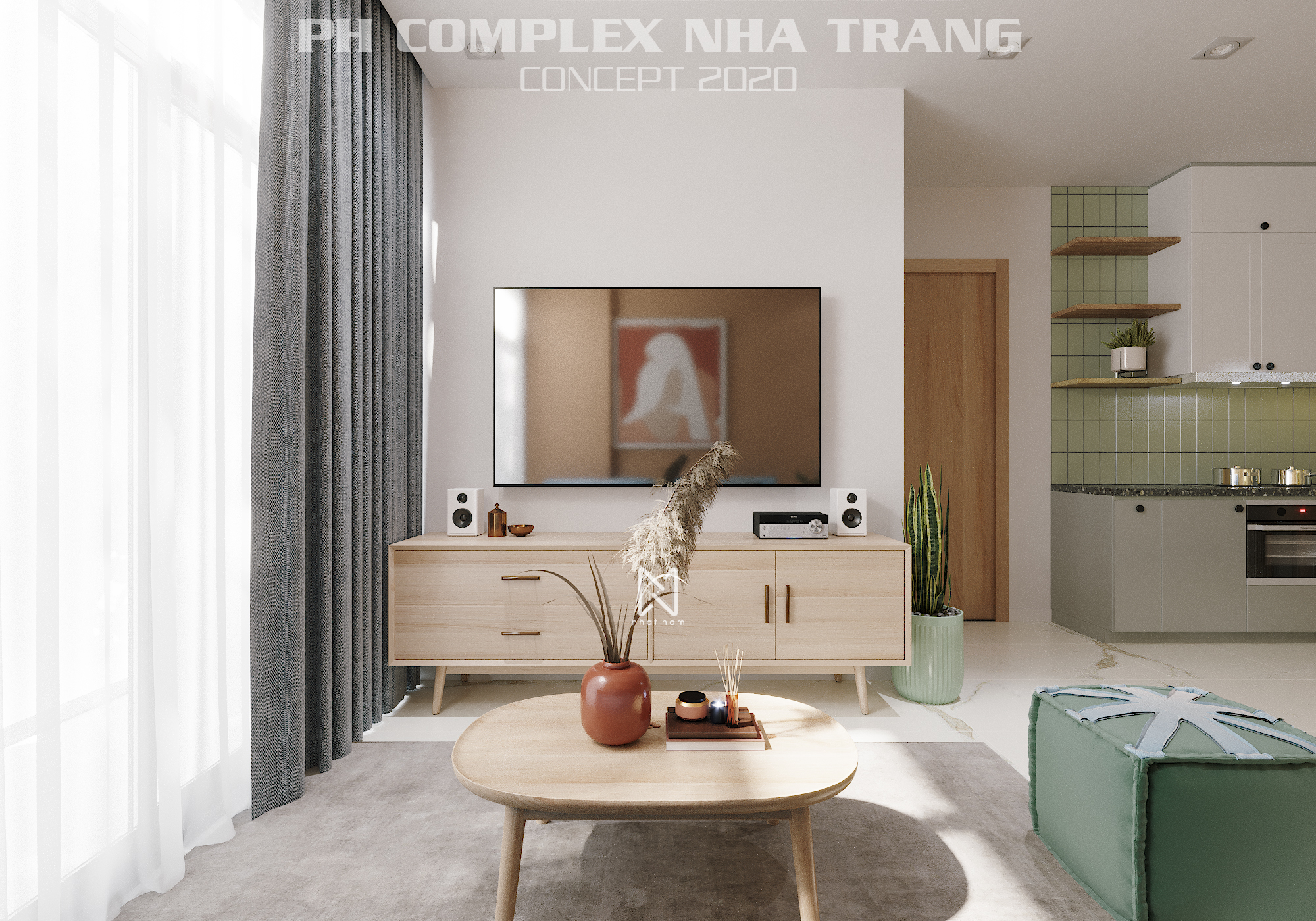 Thiết kế nội thất Chung Cư tại Khánh Hòa PH COMPLEX 1619288764 2