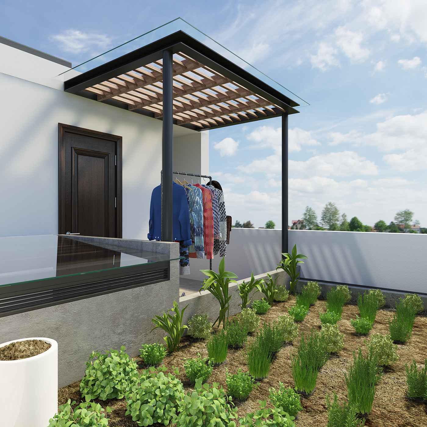 Thiết kế nội thất Nhà Mặt Phố tại Khánh Hòa HD Haus | Tropical Style 1586772710 2