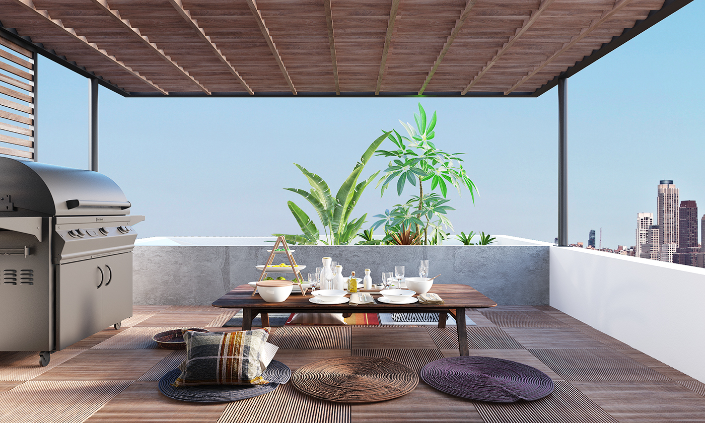 Thiết kế nội thất Nhà Mặt Phố tại Khánh Hòa HD Haus | Tropical Style 1586772712 10