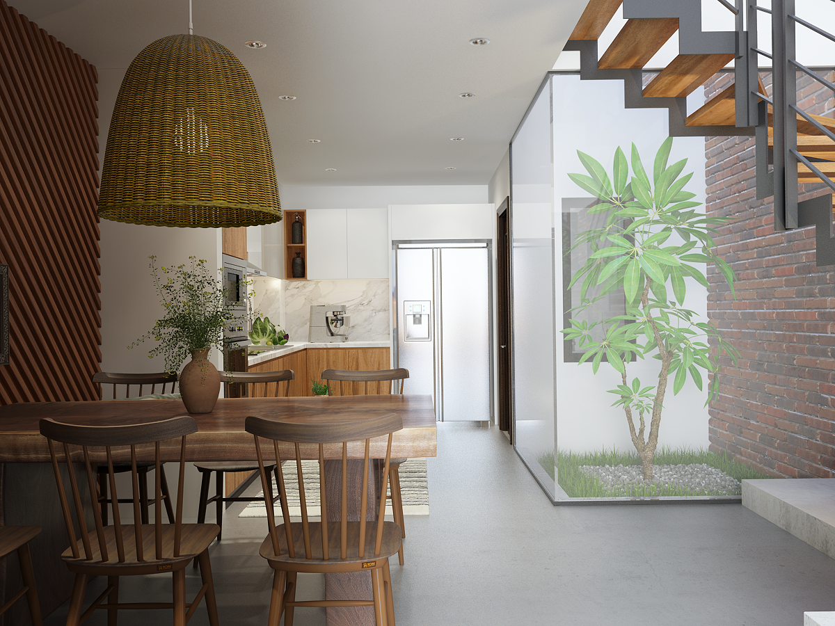 Thiết kế nội thất Nhà Mặt Phố tại Khánh Hòa HD Haus | Tropical Style 1586772713 8