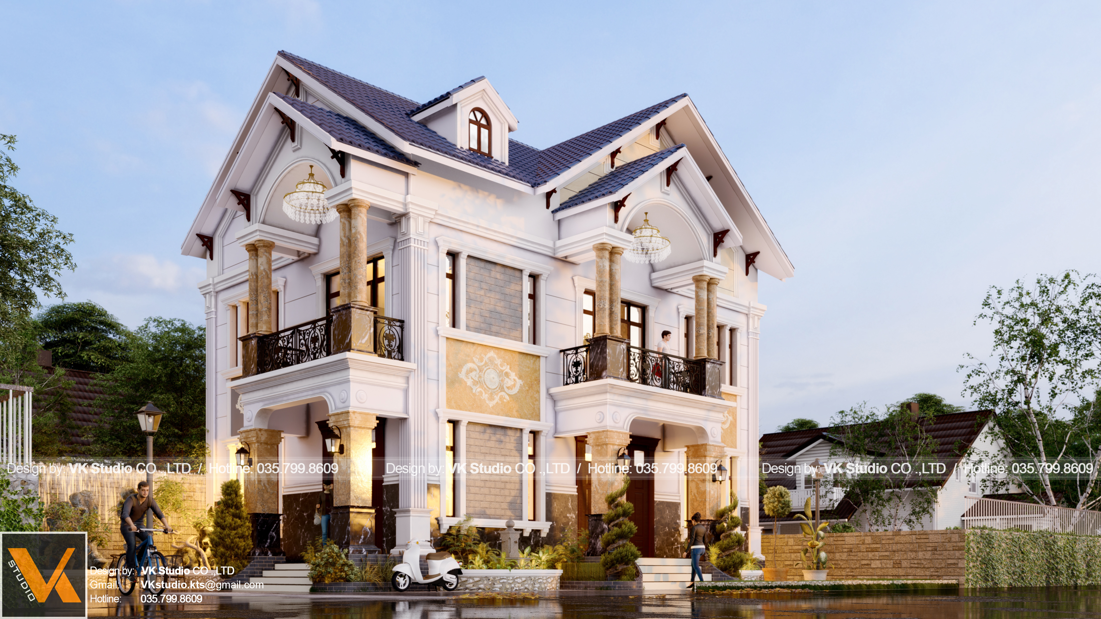 Thiết kế Biệt Thự tại Bắc Ninh DS Villa 1585324854 1