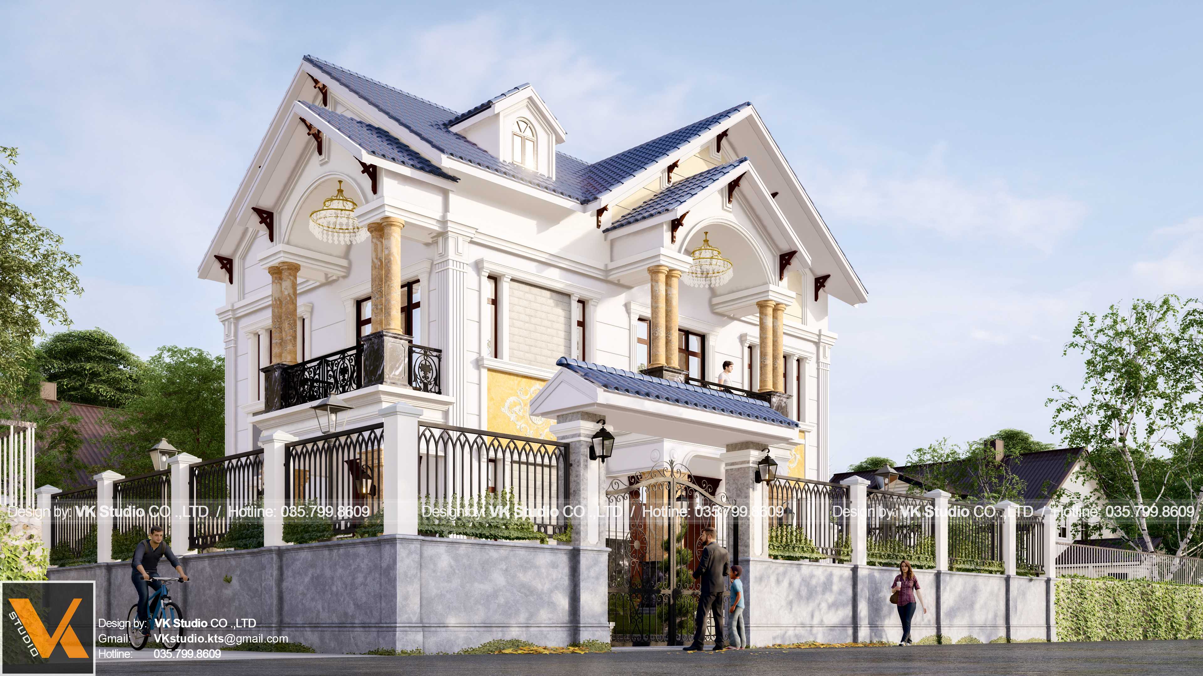 Thiết kế Biệt Thự tại Bắc Ninh DS Villa 1585324854 3