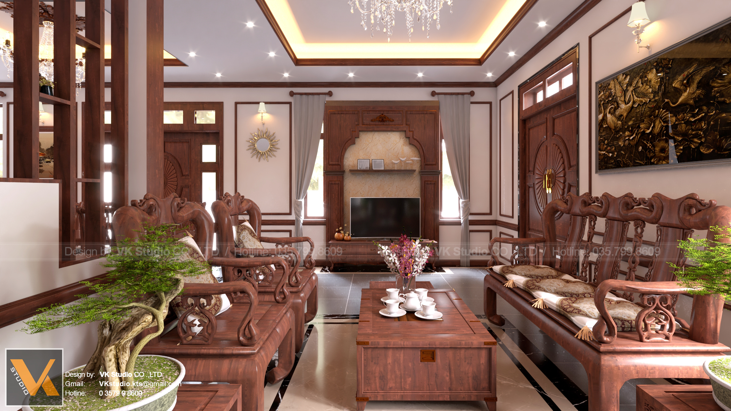Thiết kế Biệt Thự tại Bắc Ninh DS Villa 1585324854 5