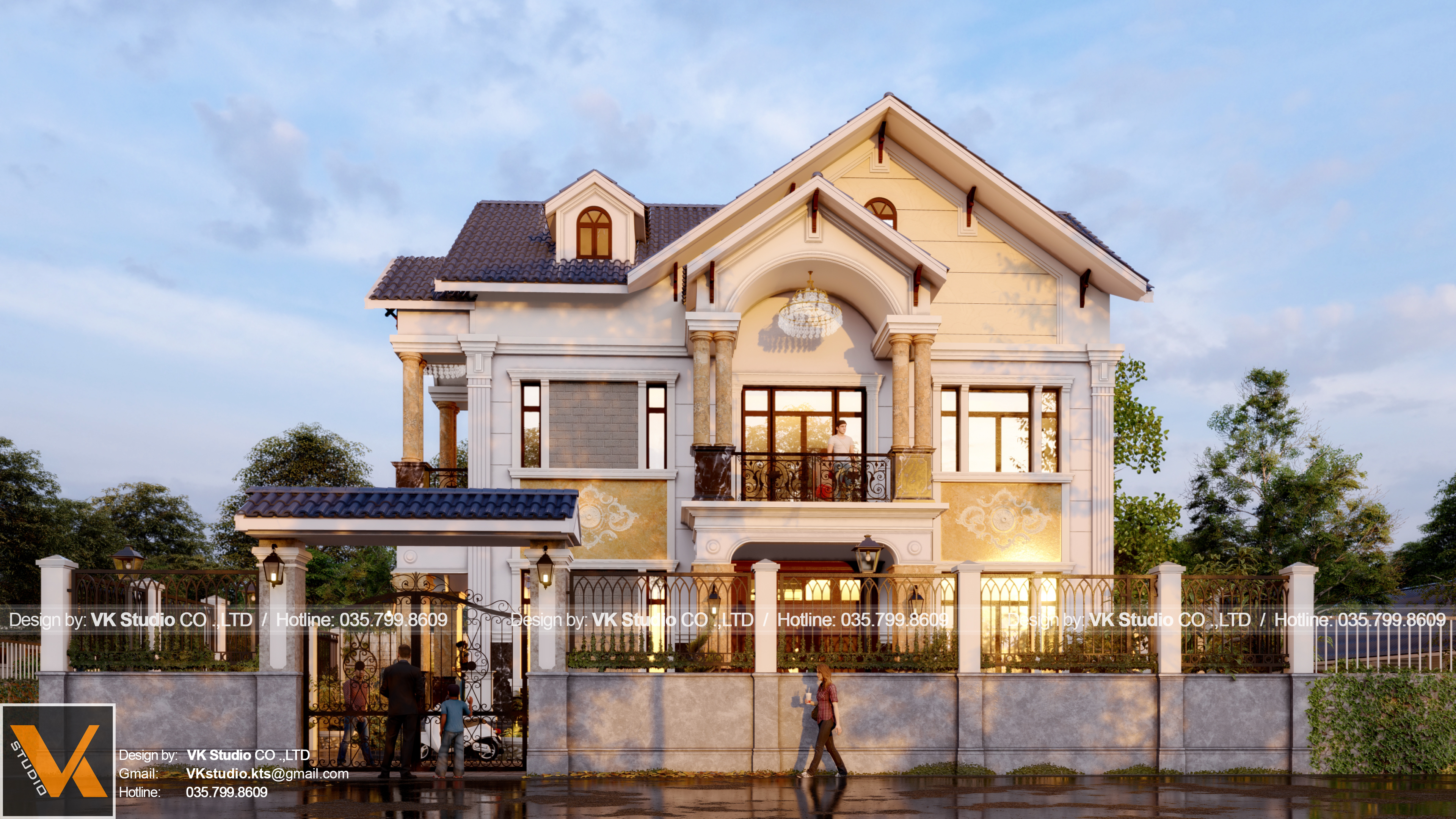 Thiết kế Biệt Thự tại Bắc Ninh DS Villa 1585324855 2