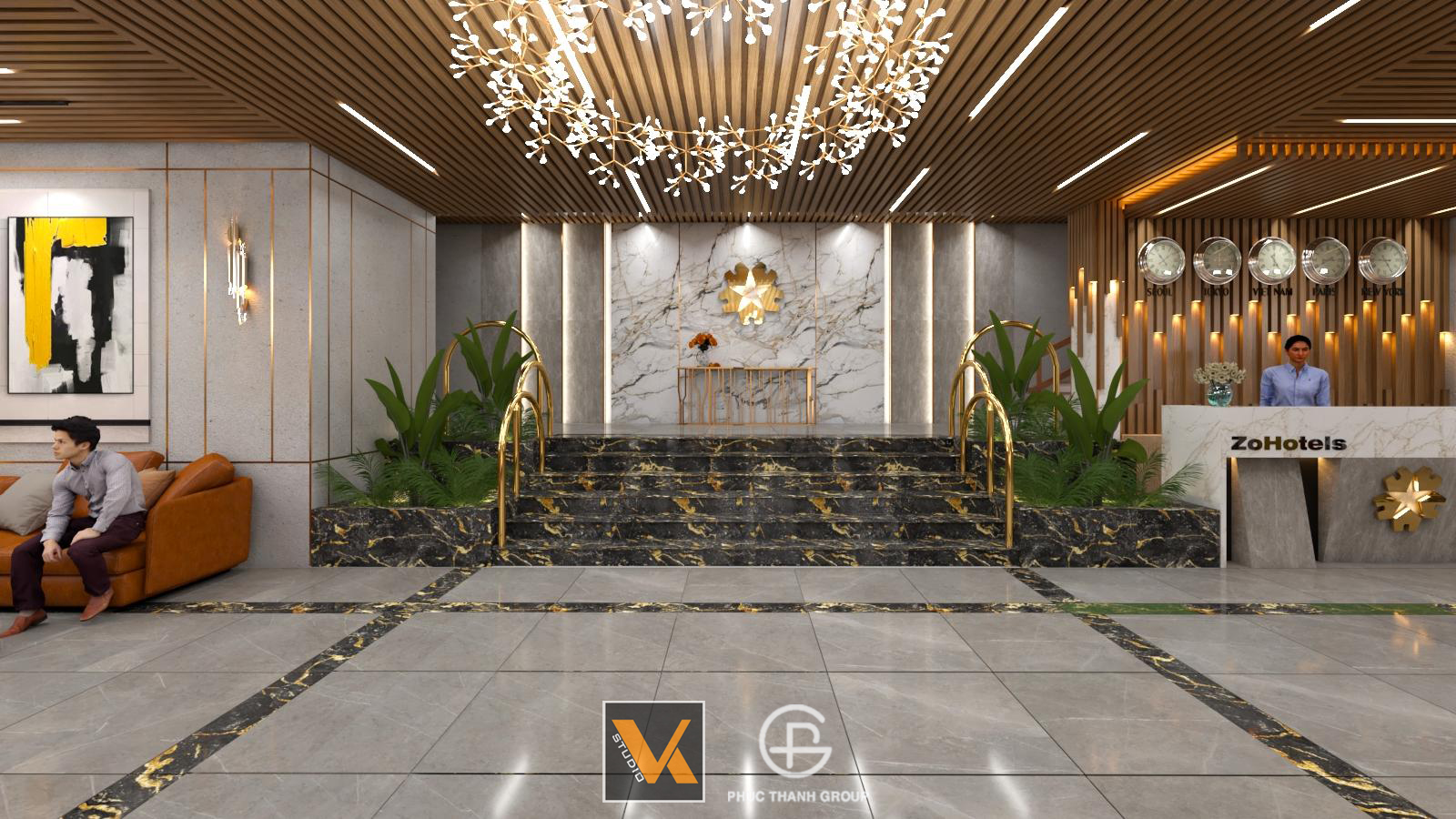 Thiết kế nội thất Khách Sạn tại Vĩnh Phúc Tam Dao Hotel & Coffee 1593609535 0