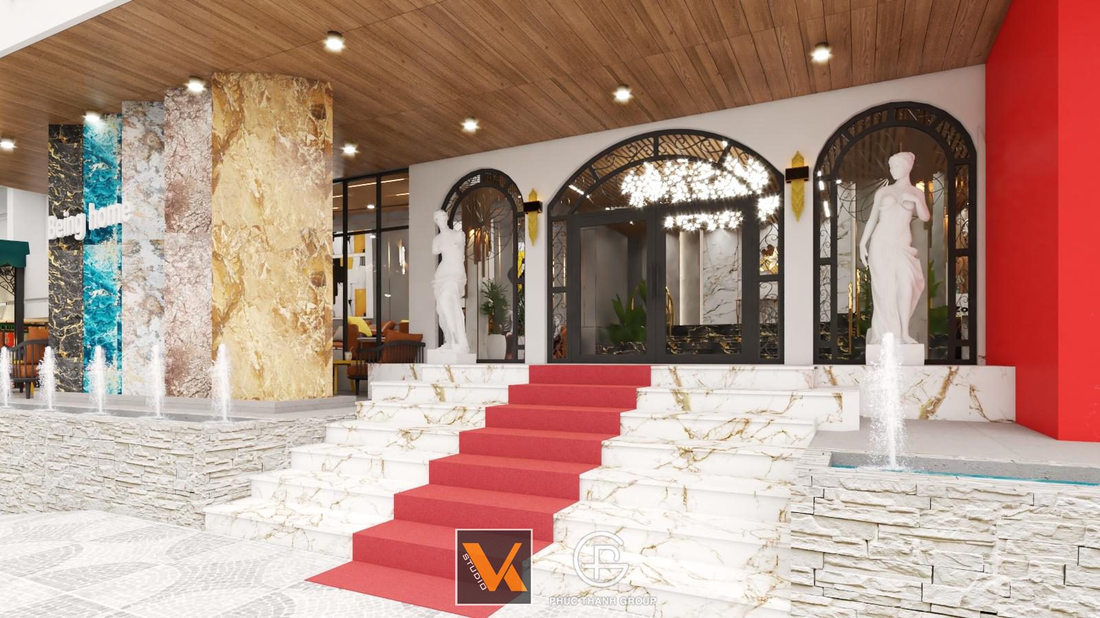 Thiết kế nội thất Khách Sạn tại Vĩnh Phúc Tam Dao Hotel & Coffee 1593609535 3