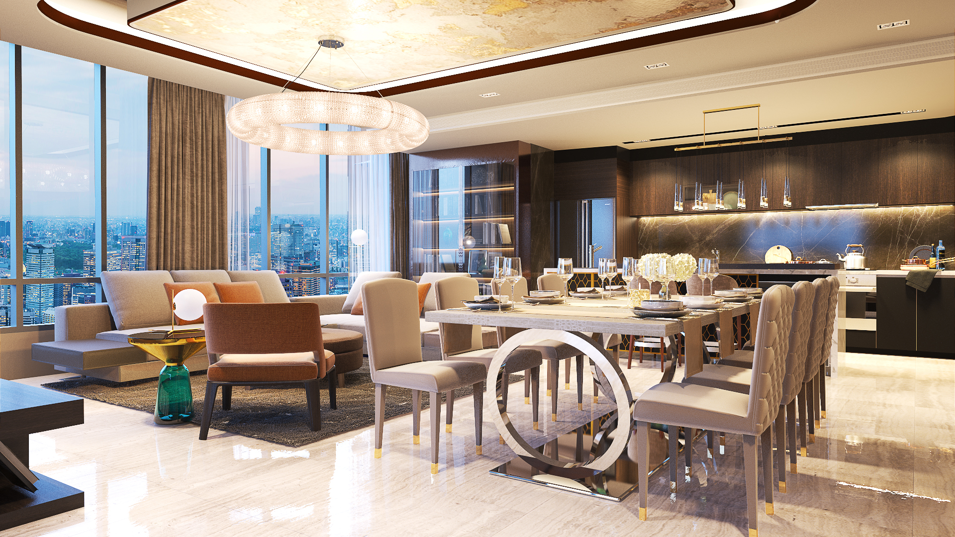 thiết kế nội thất chung cư tại Hồ Chí Minh Penthouse CH Duplex - Tân Bình 0 1538718157