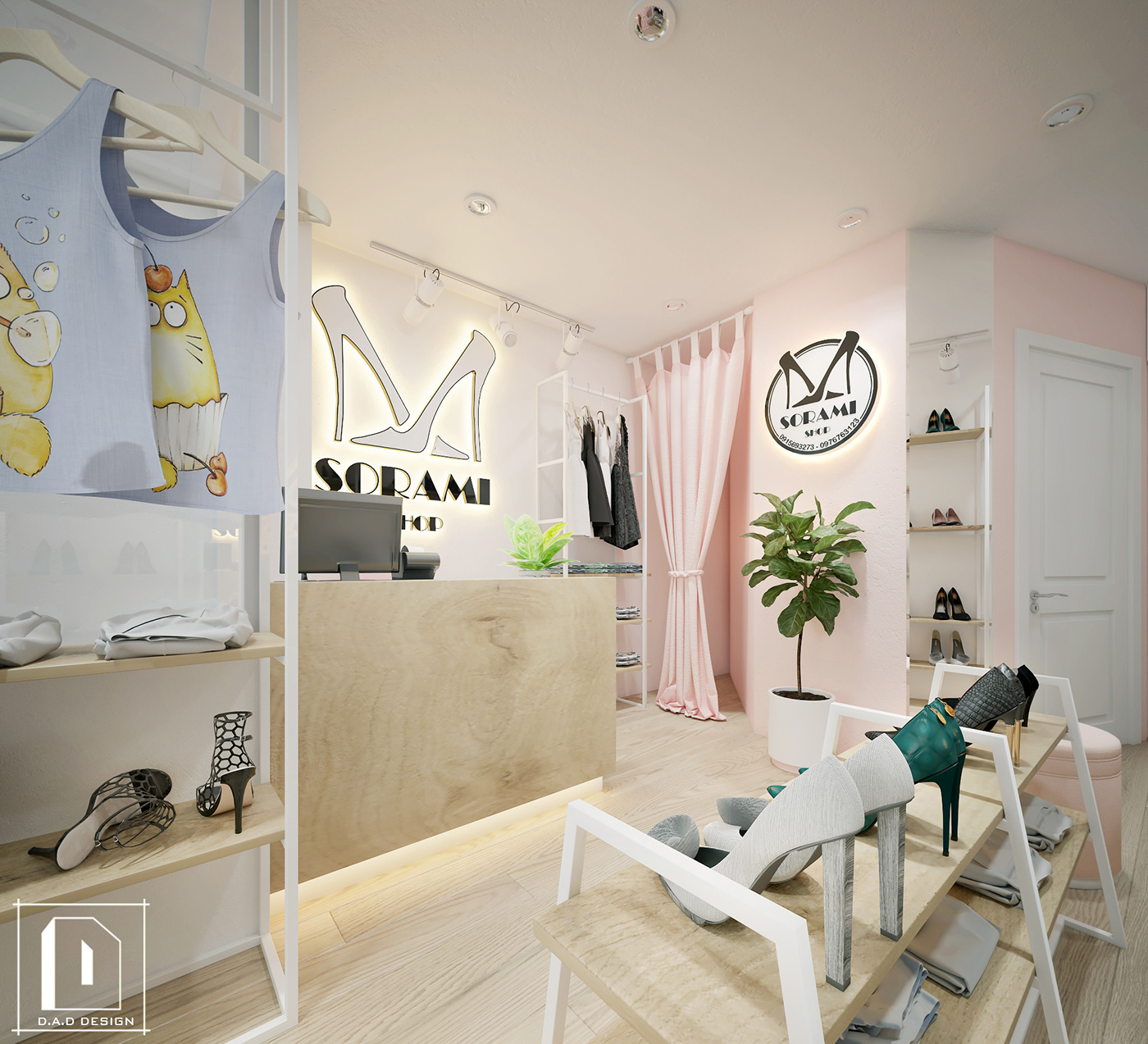 thiết kế nội thất Shop tại Hồ Chí Minh Thiết kế nội thất Shop Sorami 5 1538449970