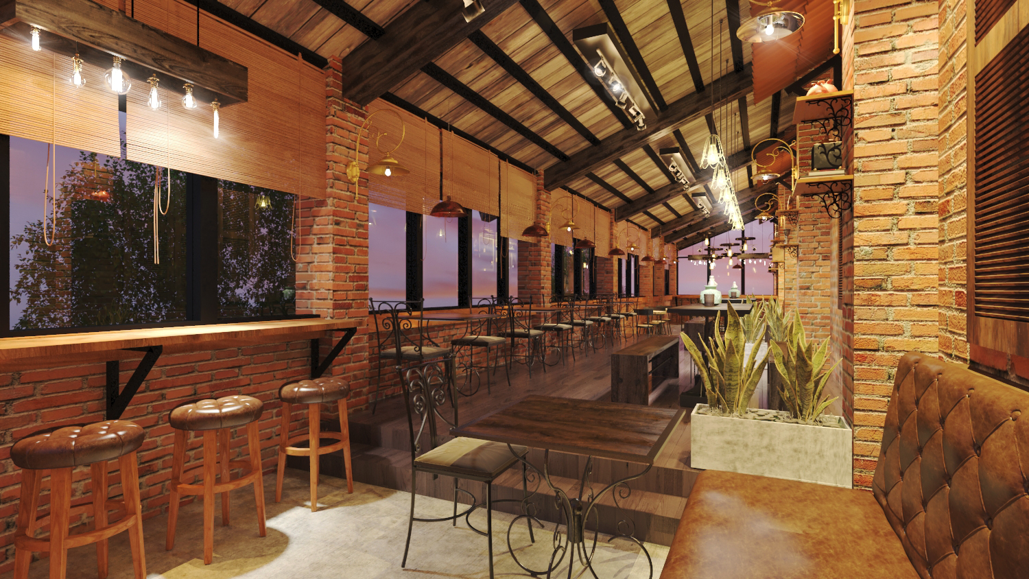 thiết kế nội thất Cafe tại Hồ Chí Minh Vintage coffee 10 1552465291