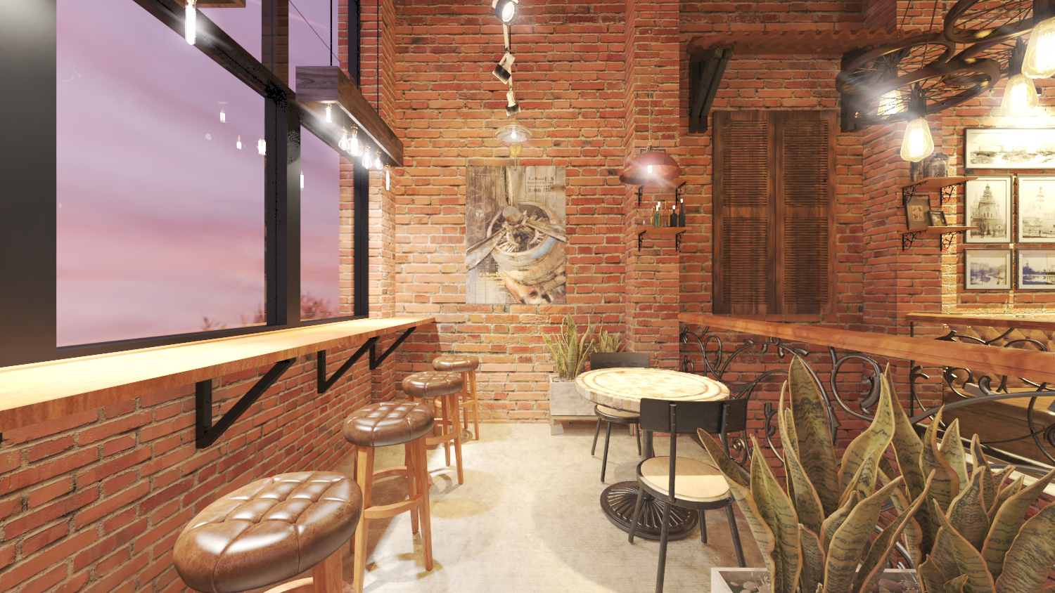 thiết kế nội thất Cafe tại Hồ Chí Minh Vintage coffee 7 1552465289