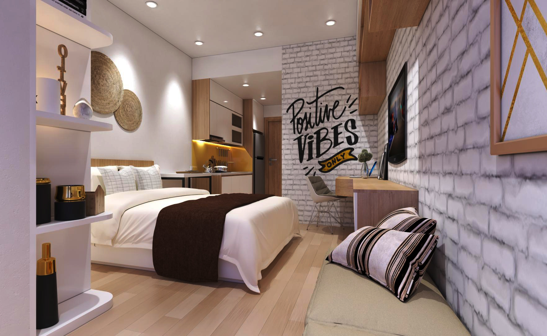 thiết kế nội thất chung cư tại Hồ Chí Minh  Căn hộ Rivergate  5 1552466325