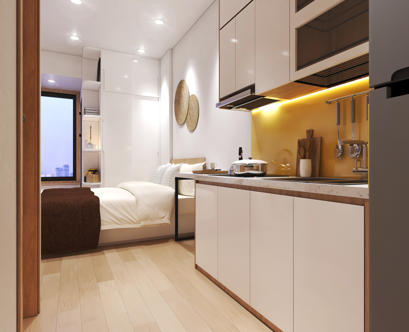 thiết kế nội thất chung cư tại Hồ Chí Minh  Căn hộ Rivergate  6 1552466326