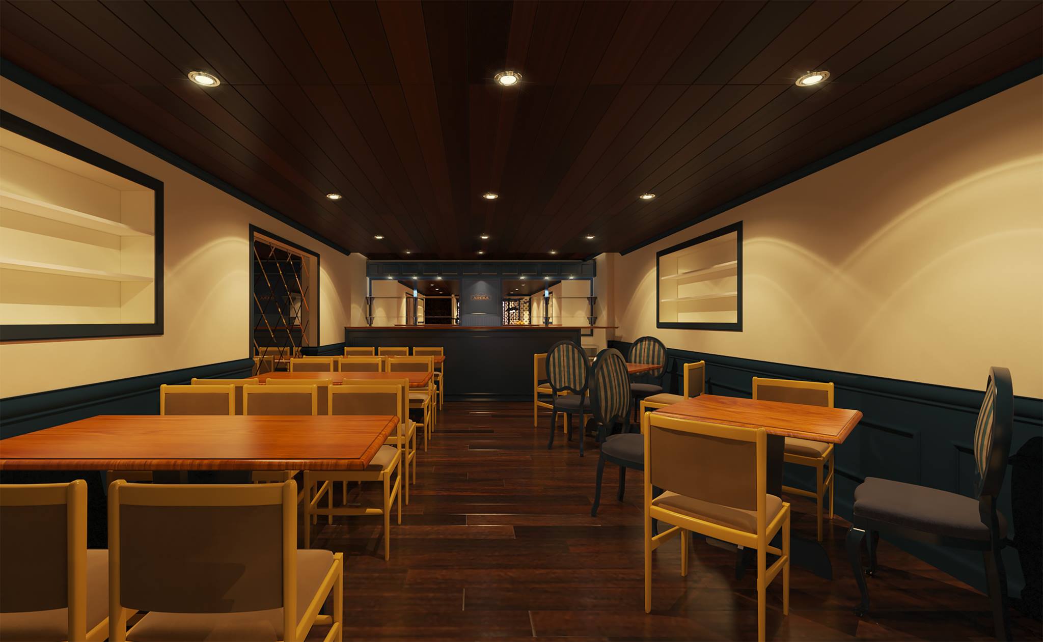thiết kế Nội thất Nhà Hàng  Cải tạo nhà hàng ashoka06