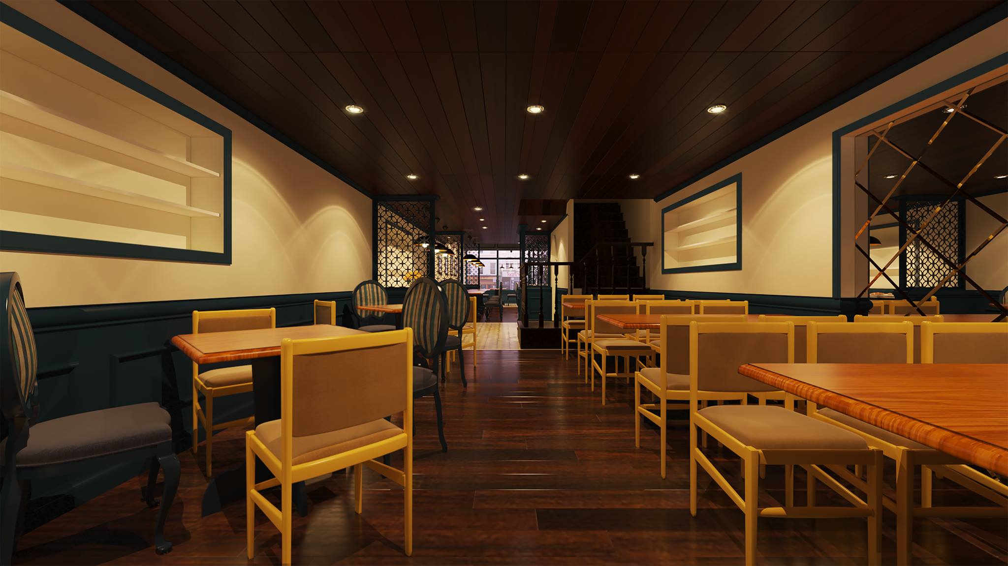 thiết kế Nội thất Nhà Hàng  Cải tạo nhà hàng ashoka310