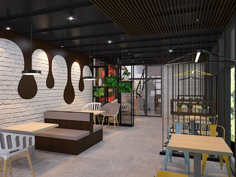 thiết kế nội thất Cafe tại Hồ Chí Minh Mr.GO Coffee and Milk Tea  5 1555511658