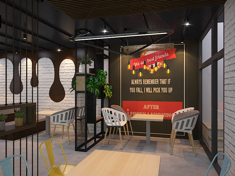 thiết kế nội thất Cafe tại Hồ Chí Minh Mr.GO Coffee and Milk Tea  7 1555511663